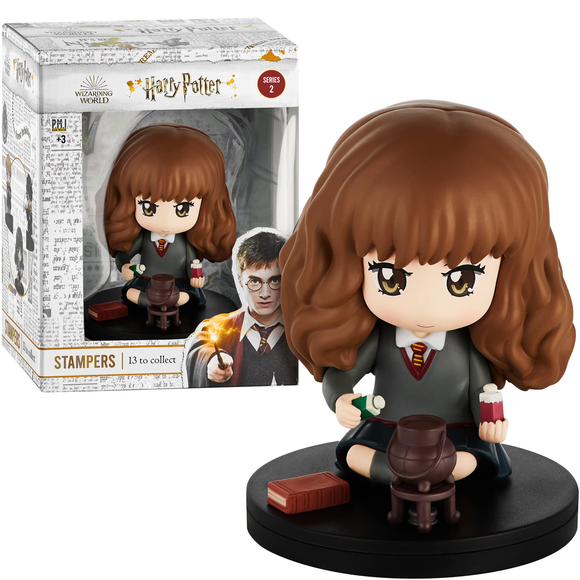 Harry Potter Hedwig Owl Mini Toy Stamp - Collectible Harry Potter Gifts & Toys Set | Most Beloved Characters Series | Perfect for Harry Potter Themed Parties & Stamp Collections ©