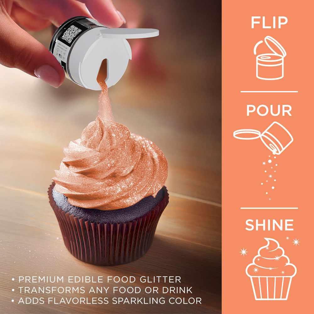 Bulk Size Creamsicle Orange Tinker Dust® Glitter for DIY Crafts, Nail Art, and Party Decorations – Vibrant & Long-Lasting Sparkle
