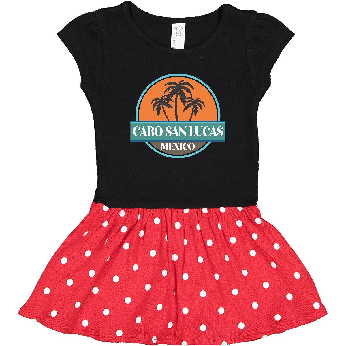 Inktastic Cabo San Lucas Beach Vacation Baby Girl Dress - Cute Floral Summer Outfit for Infants, Perfect for Beach Trips, Family Photos & Vacation Getaways