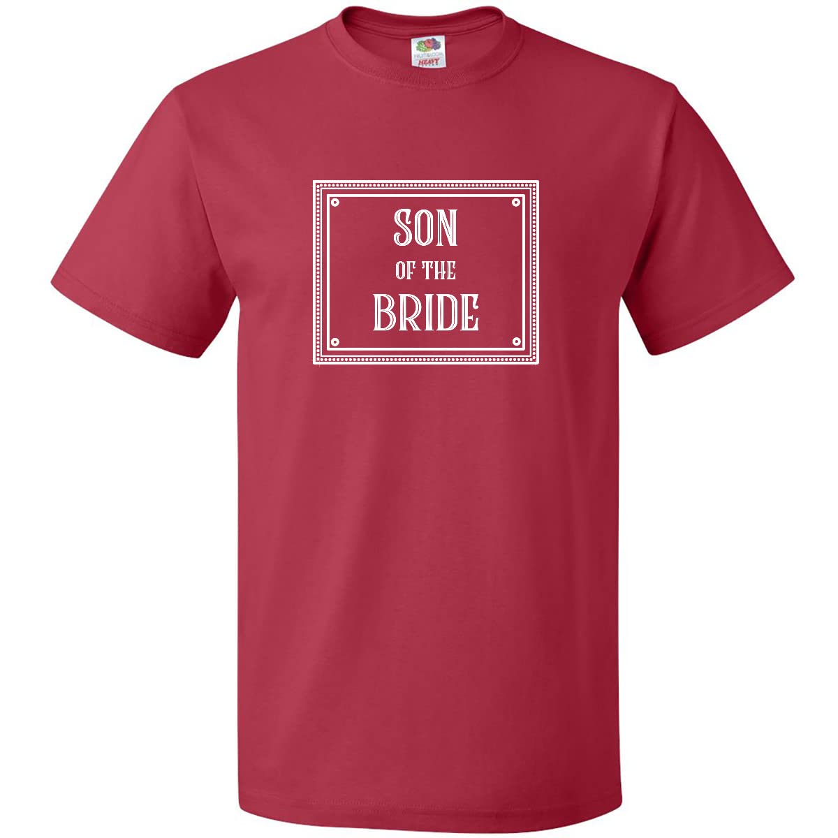 Inktastic Son of The Bride White T-Shirt - Comfortable Cotton Tee for Wedding Parties, Groomsmen, and Casual Wear
