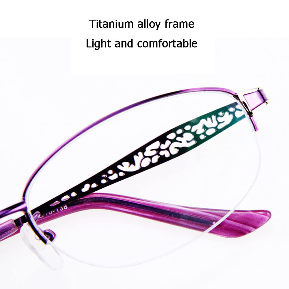 Blue Light Blocking Reading Glasses for Women & Men - Anti Glare Computer Glasses with Spring Hinges - Reduce Eye Strain for Work, Gaming & Screen Time