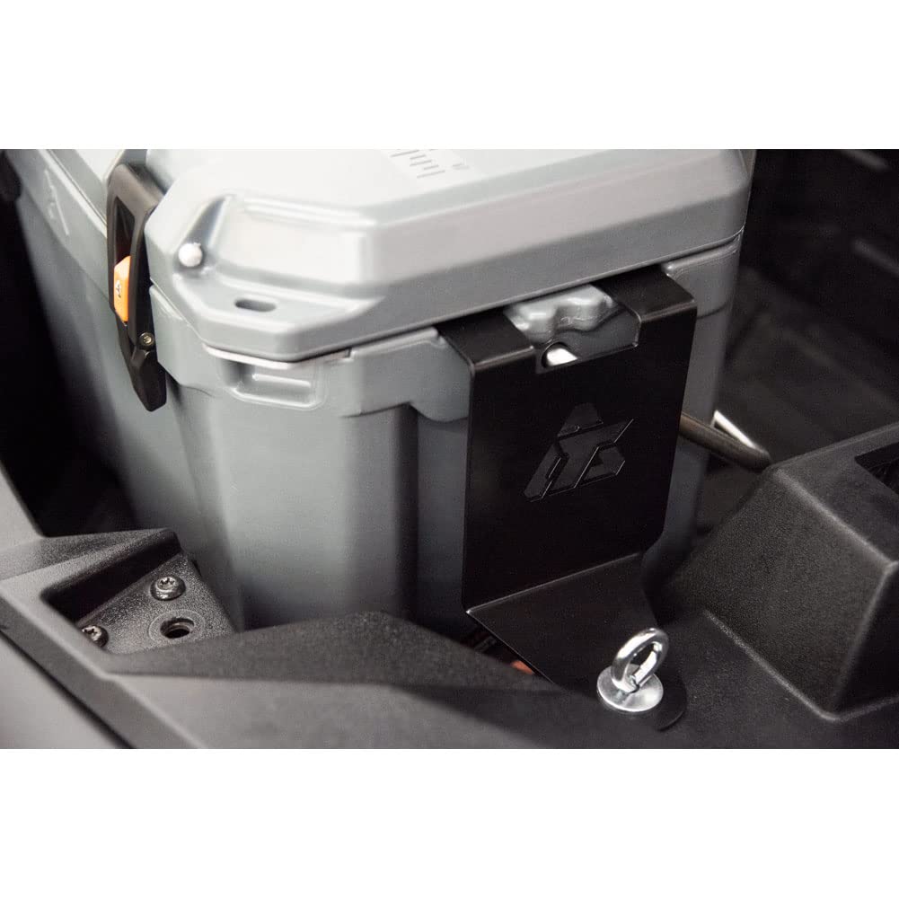 Polaris RZR XP 1000 Dynamix Edition 2019 Cooler Mount Brackets - Heavy Duty Black Powder Coated TUSK Accessories for Off-Road Adventures & Camping Trips