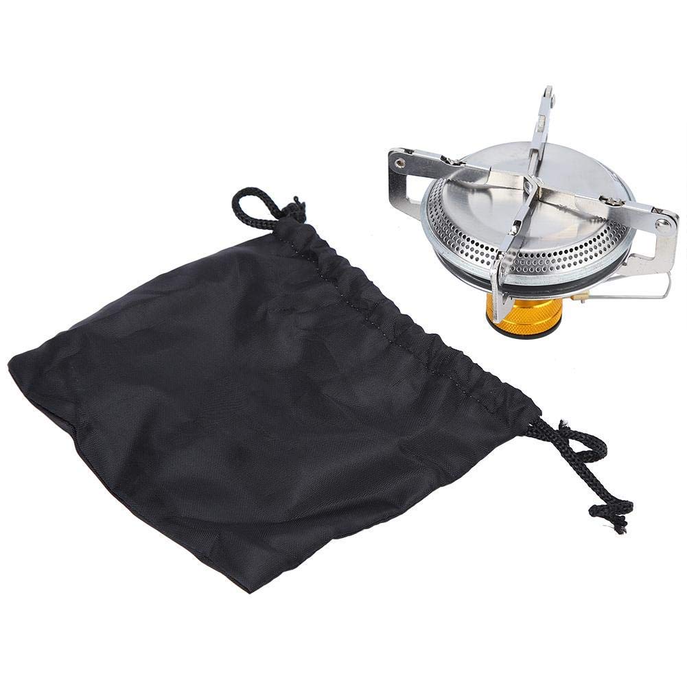 Portable Titanium Camping Stove - Lightweight Picnic & Hiking Stove with Bag for Outdoor Adventures