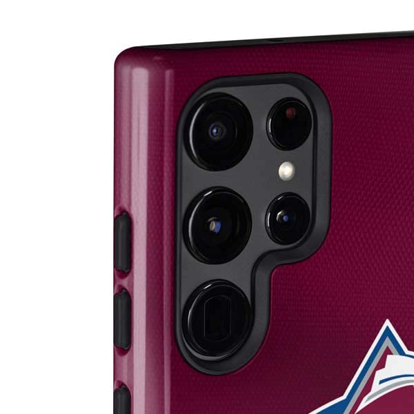 Official NHL Colorado Avalanche Jersey Design Red Phone Case for Samsung Galaxy S22 Ultra - Durable Protective Cover - Perfect for Hockey Fans & Game Day Support