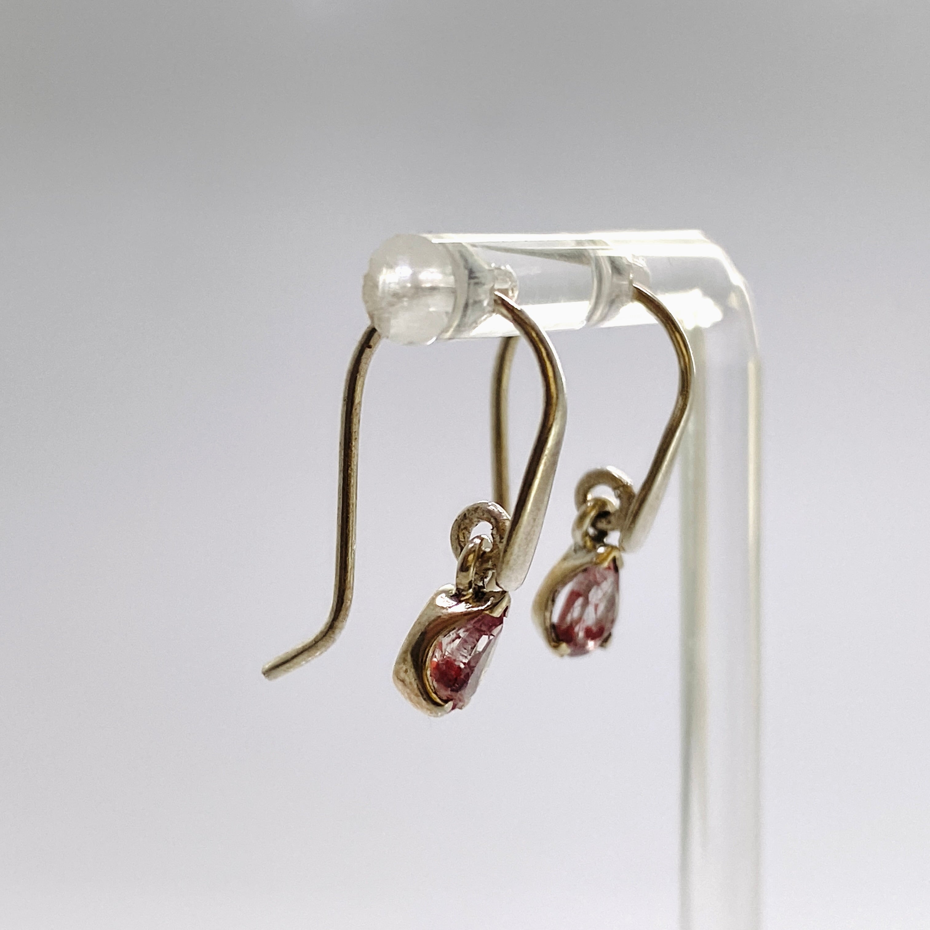 Lepidocrocite in Quartz Teardrop Faceted Earrings - Natural Gemstone Jewelry for Women - Perfect for Parties, Weddings & Special Occasions