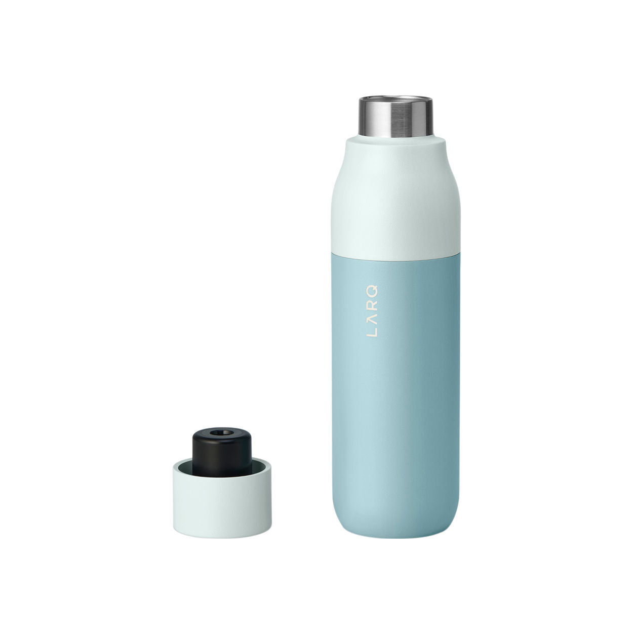 LARQ Self-Cleaning Water Bottle with PureVis™ UV-C Technology - BPA-Free, Insulated Stainless Steel Vacuum Flask for Hiking, Gym & Travel - Keeps Drinks Cold 24H or Hot 12H