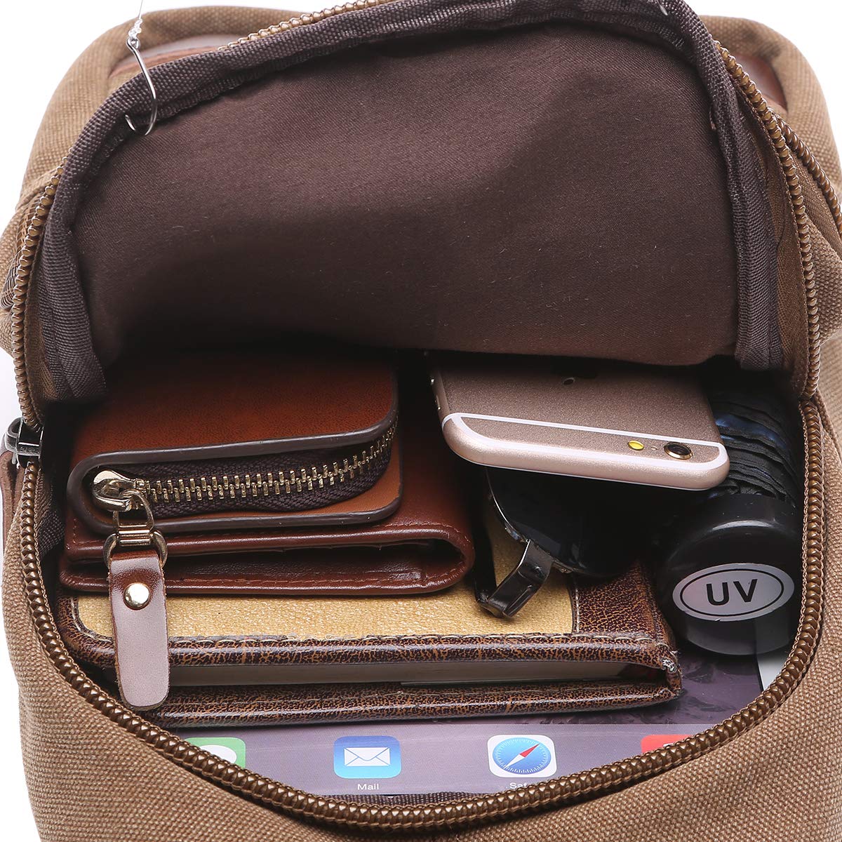 TELOSPORTS Sling Bag - Lightweight Crossbody Backpack for Women & Men, Water-Resistant Shoulder Bag for Travel, Gym, Hiking & Everyday Use