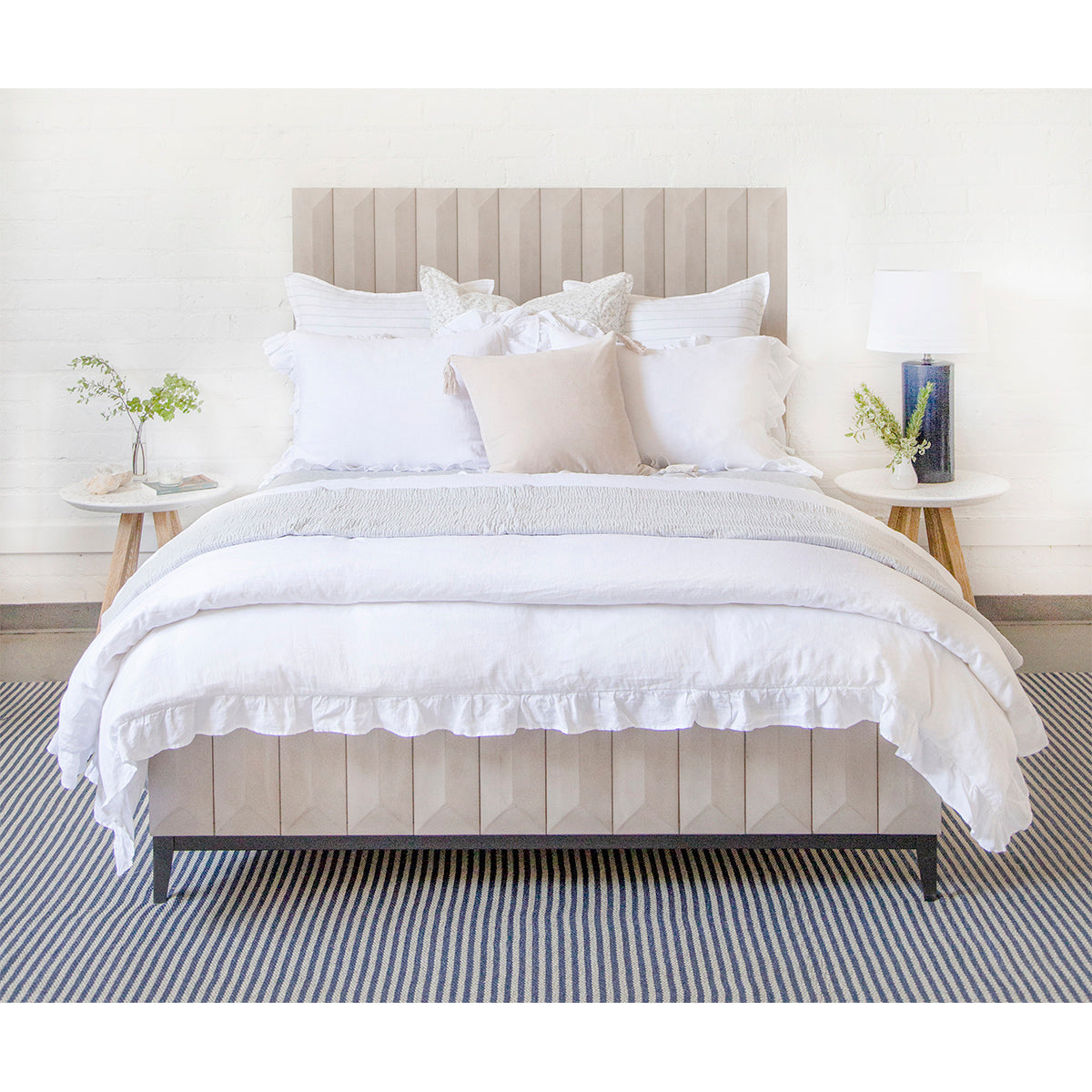 June Duvet Cover Set - Soft Breathable Bedding with Zipper Closure - Perfect for Summer & All-Season Comfort - Home, Bedroom, Hotel Decor