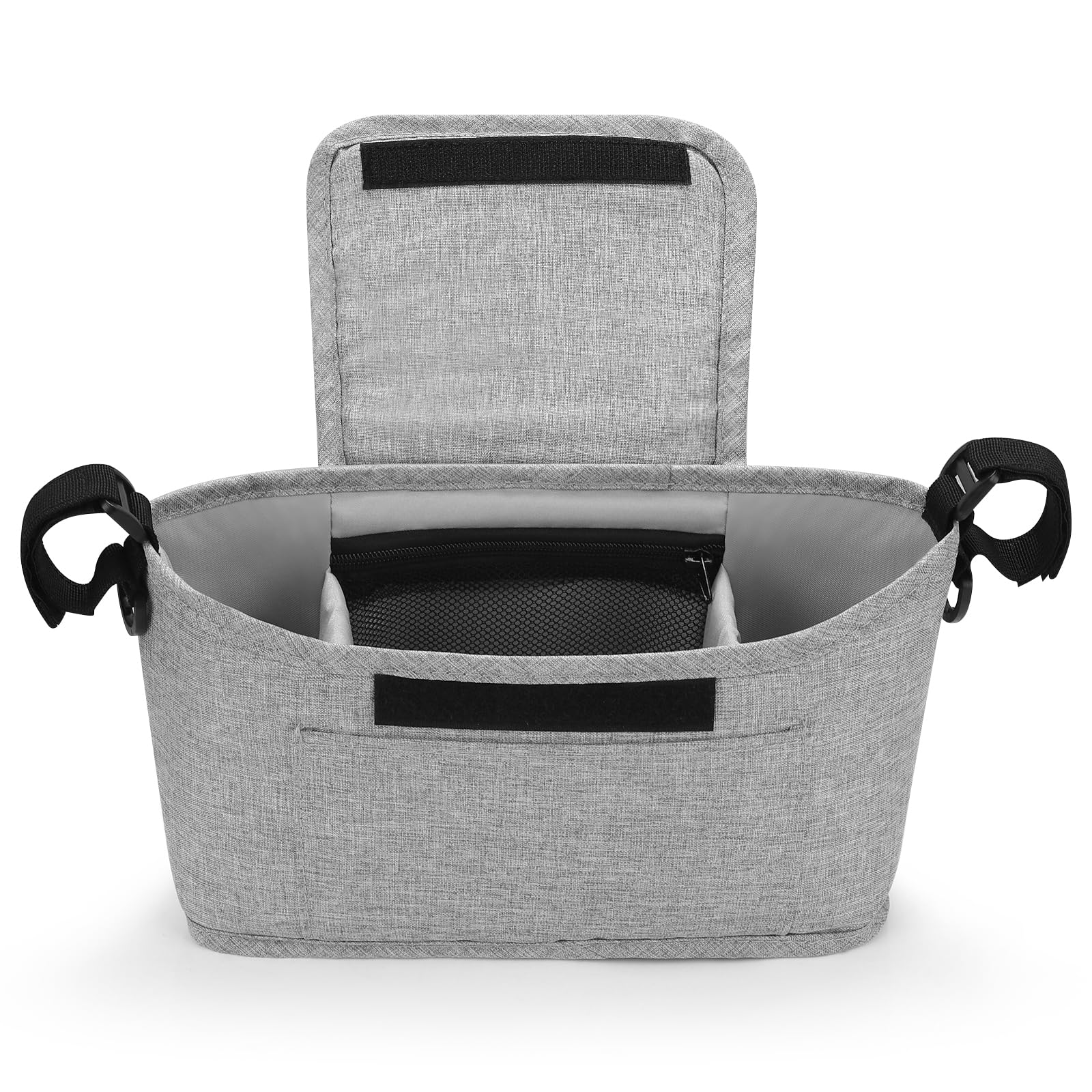 Accmor Universal Stroller Organizer - Waterproof Stroller Bag Caddy with Multiple Pockets for Diapers, Bottles & Phones - Fits Uppababy, Baby Jogger, Nuna, Doona, Britax Strollers - Perfect for Shopping, Travel & Daily Walks with Baby