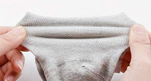 October Elf Men's Crew Ankle Thin Cotton Dress Socks - Breathable Short Athletic Socks for Work, Business & Casual Wear