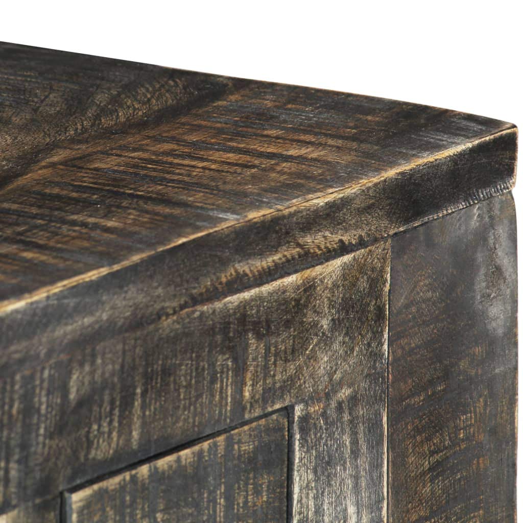 Compact Black Writing Desk with Storage | 43.3