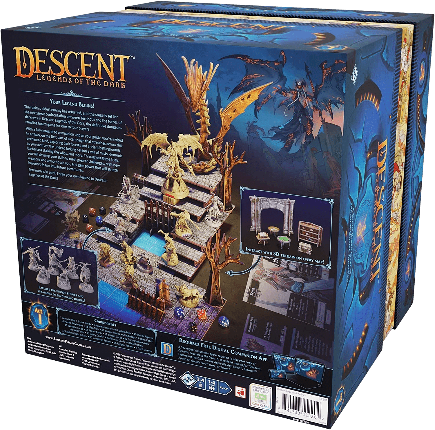 Descent: Legends of the Dark - Fantasy Board Game for Adults & Teens | Cooperative Adventure Game with Miniatures | Perfect for Game Nights & RPG Enthusiasts