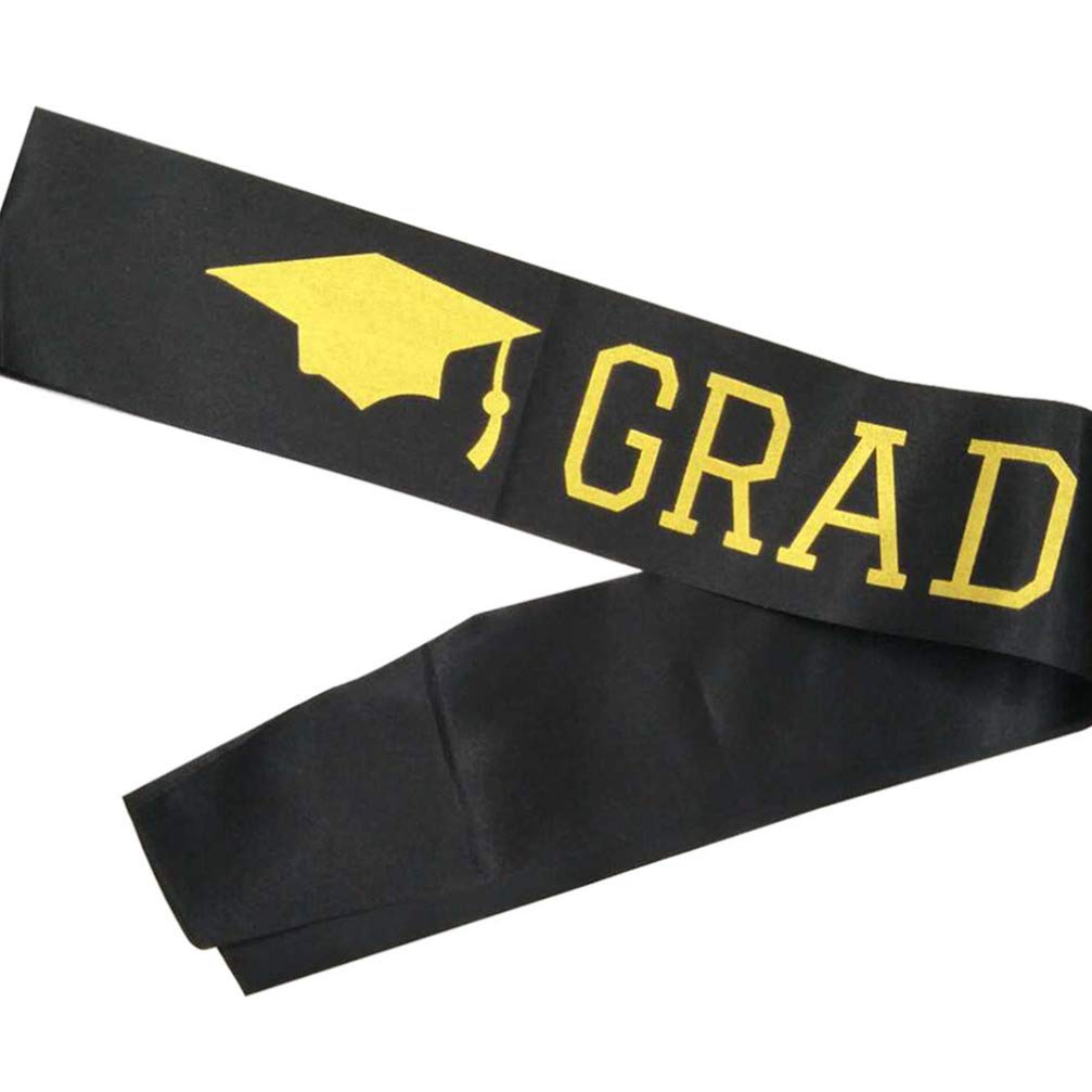 Amosfun 6Pcs Graduation Stoles - Printed Honor Sash for Bachelor's Degree Graduates | Perfect for Graduation Ceremonies, Parties & Academic Celebrations