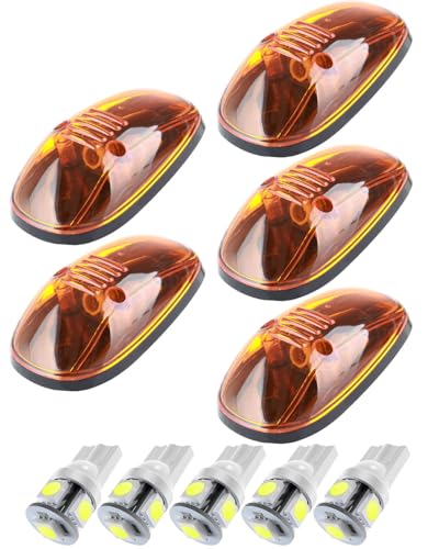 Amber Len T10-5-5050-SMD White LED Bulbs