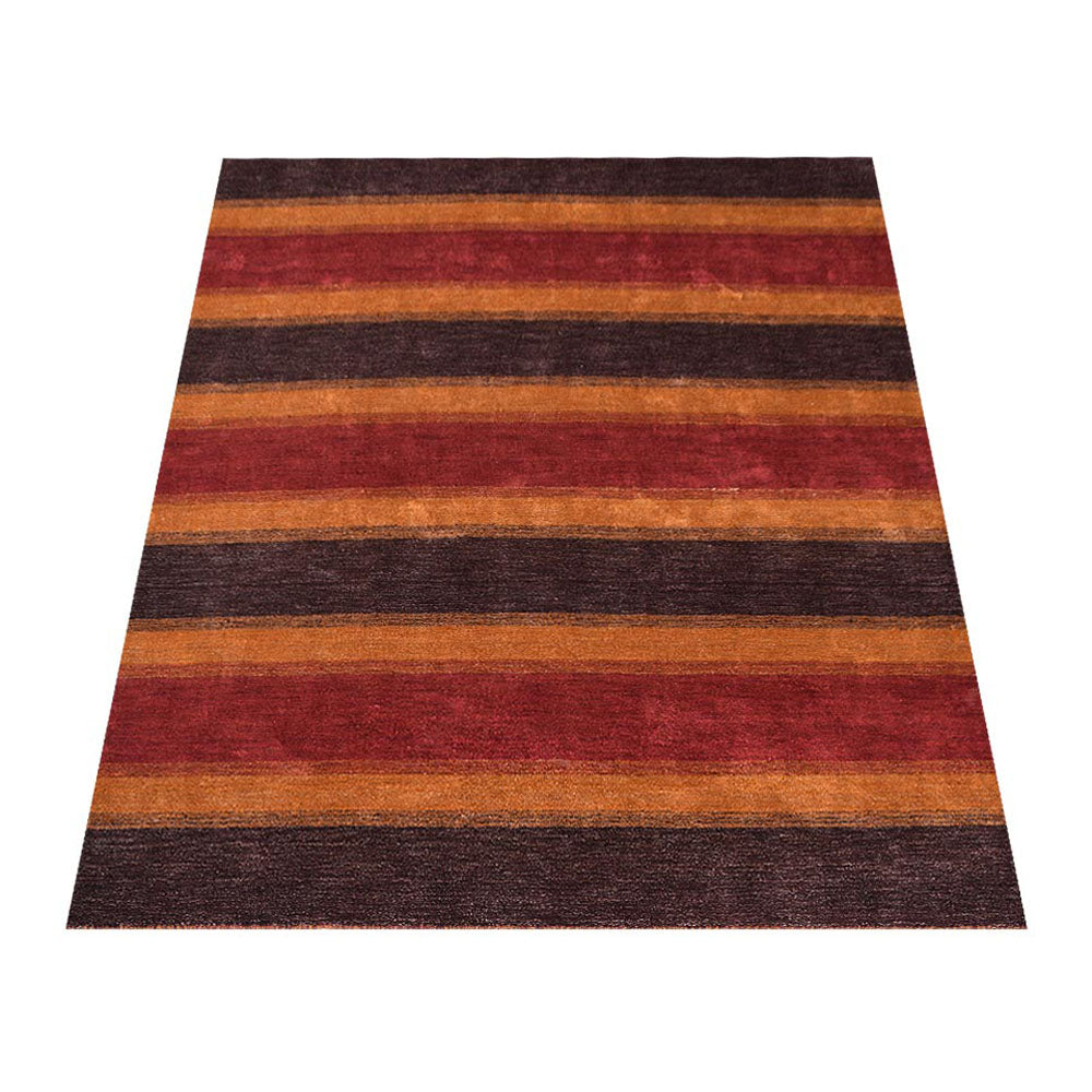 Handmade Amber Wool Hand Knotted Rug - Traditional Persian Style Area Rug for Living Room, Bedroom & Home Decor