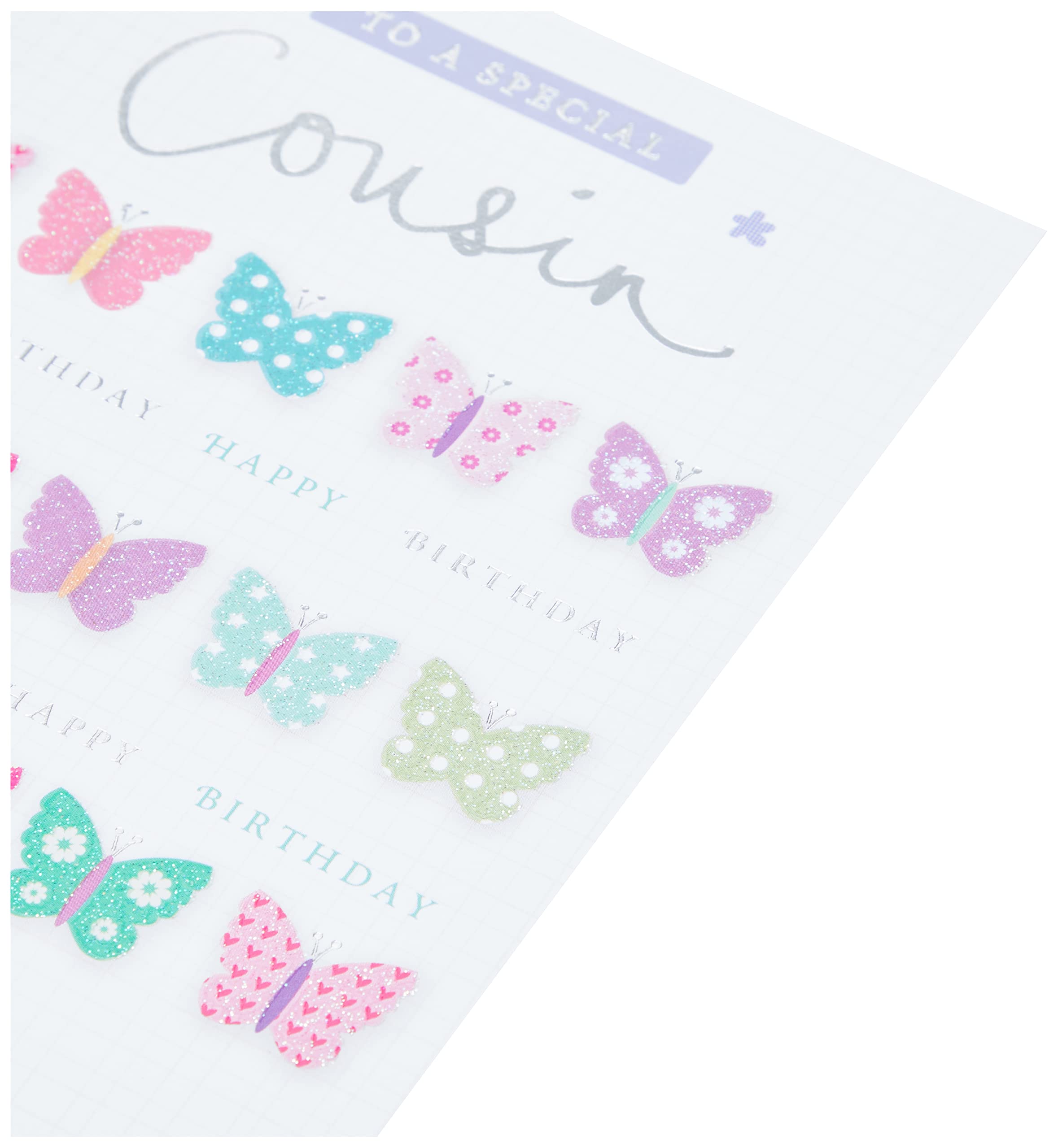 Birthday Card for Cousin - 7 x 5 Inch Greeting Card with Envelope - Piccadilly Greetings - Perfect for Birthday Wishes & Special Occasions