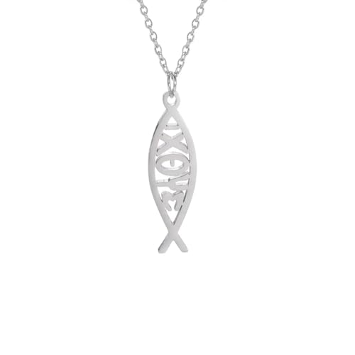 Jesus Fish silver