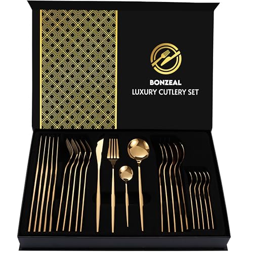 Gold Cutlery Set