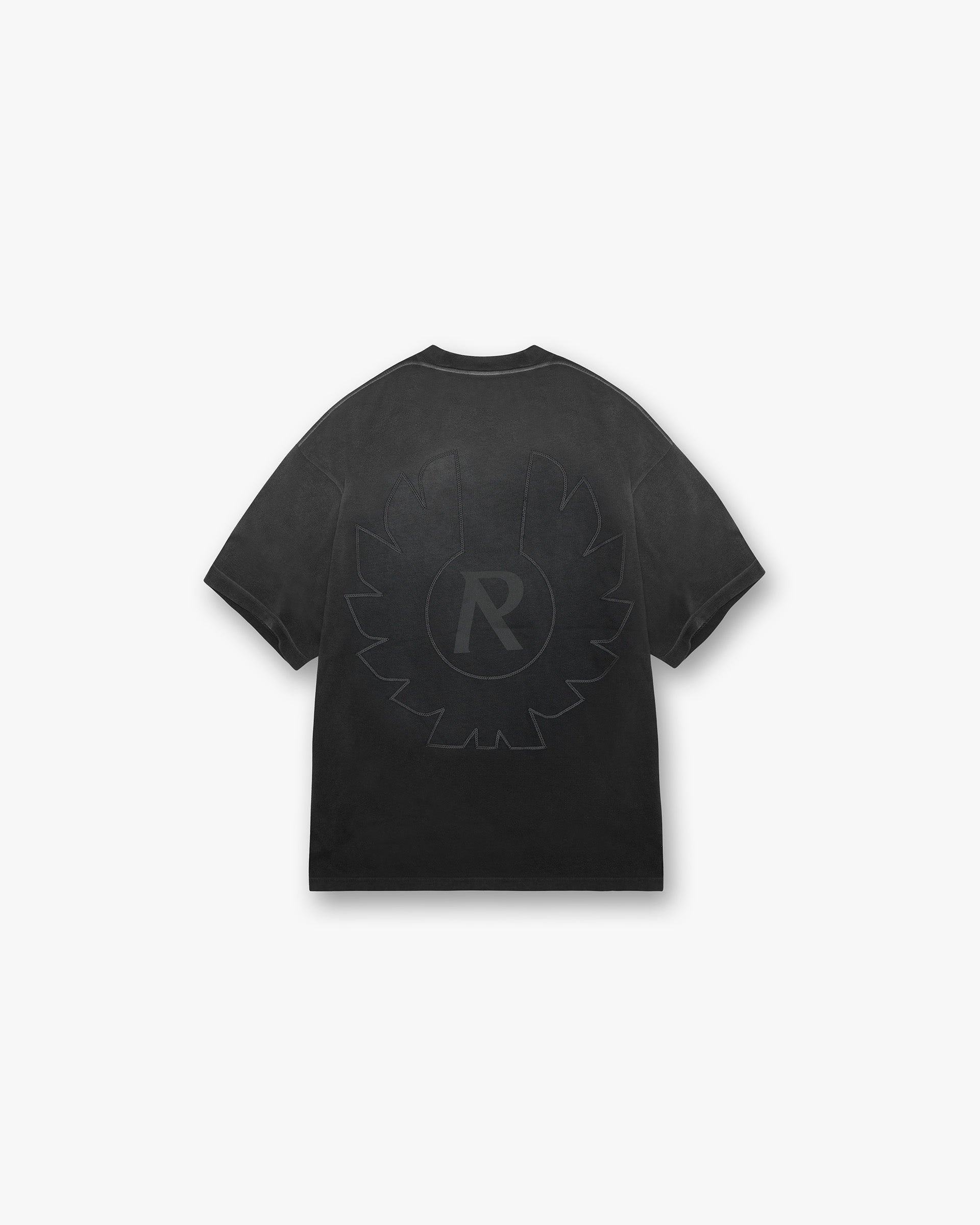 Represent X Belstaff Outline Phoenix T-Shirt - Shadow Black | Men's Graphic Tee for Casual Wear & Street Style Fashion