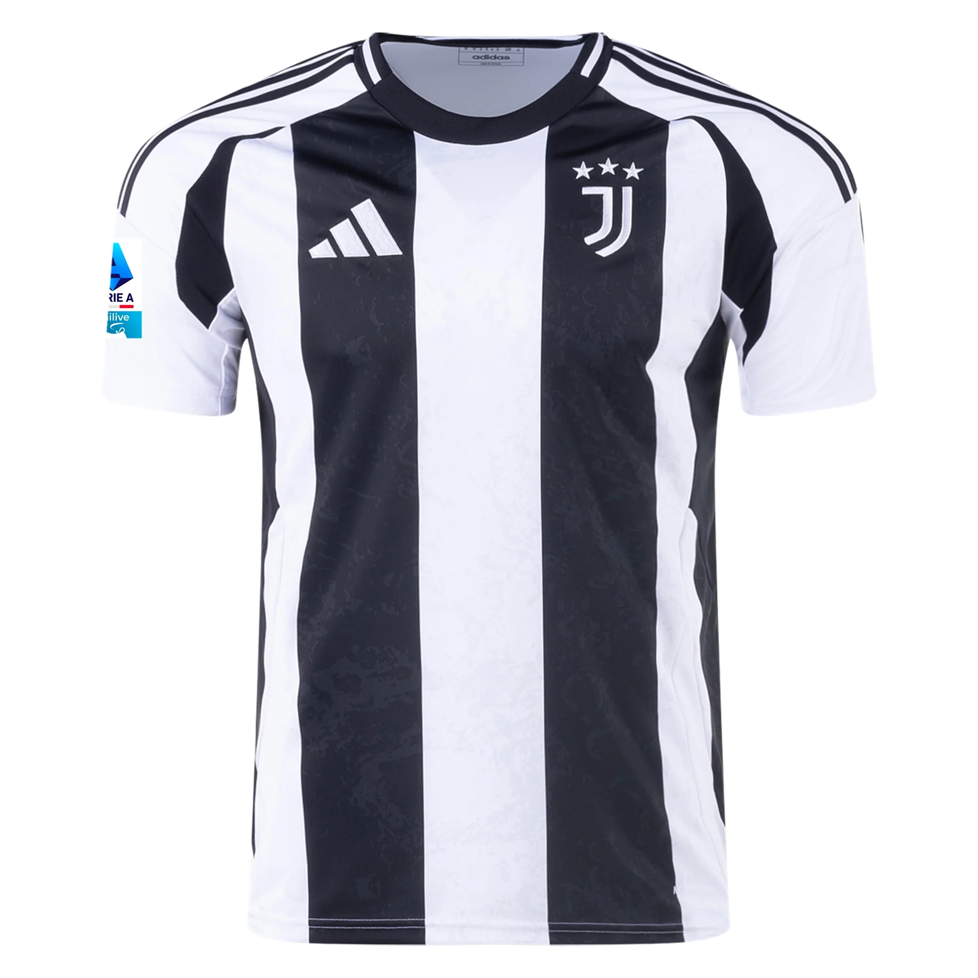 adidas Juventus Gleison Bremer Home Jersey 24/25 with Serie A Patch - White & Black Soccer Shirt - Official Football Kit for Fans & Players - Perfect for Matchdays & Training