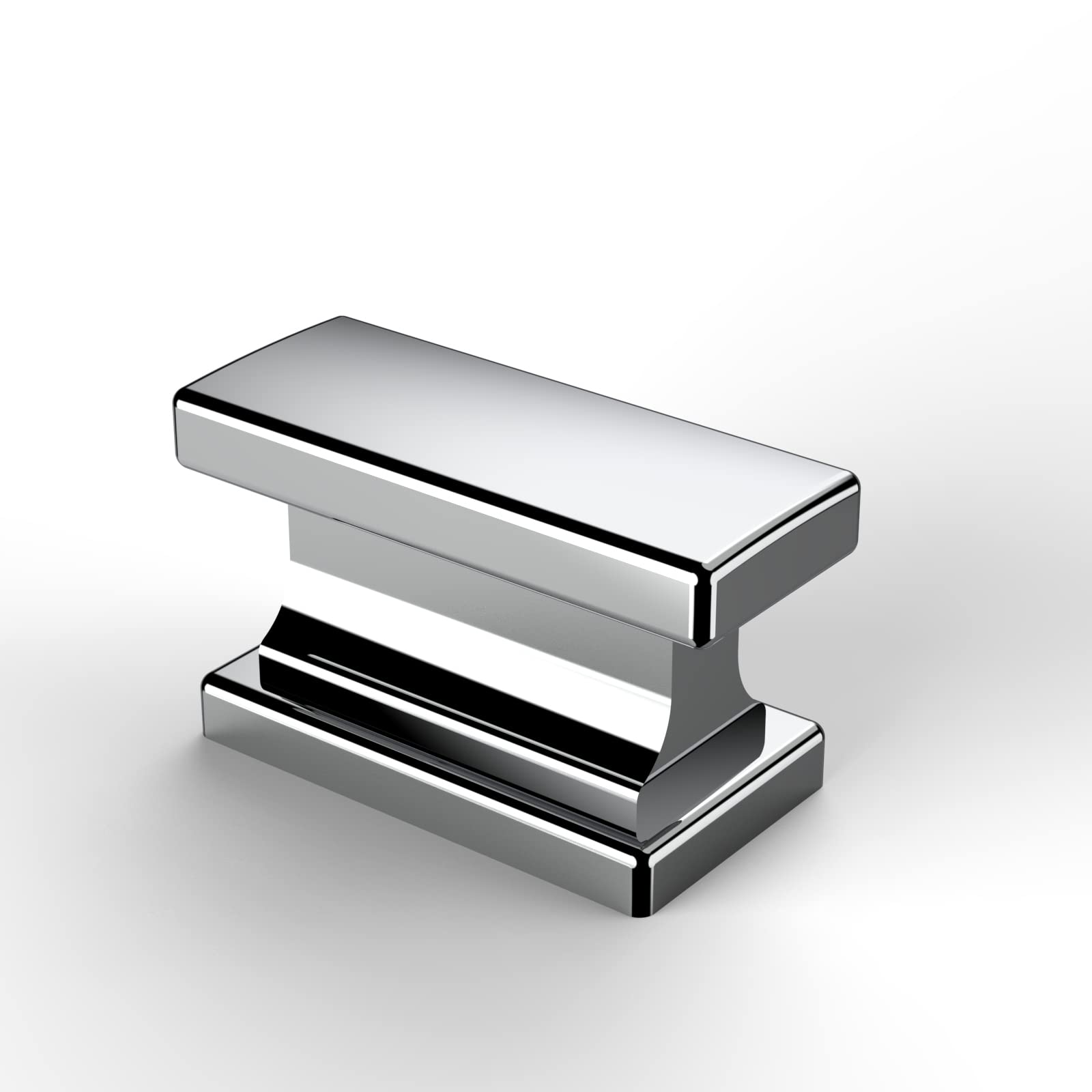 20 Pack Polished Chrome Cabinet Knobs - Dresser & Drawer Knobs - Zinc Alloy Kitchen Cabinet Hardware for Home & Office Furniture (Ideal for Cabinets, Dressers, Drawers & DIY Projects)