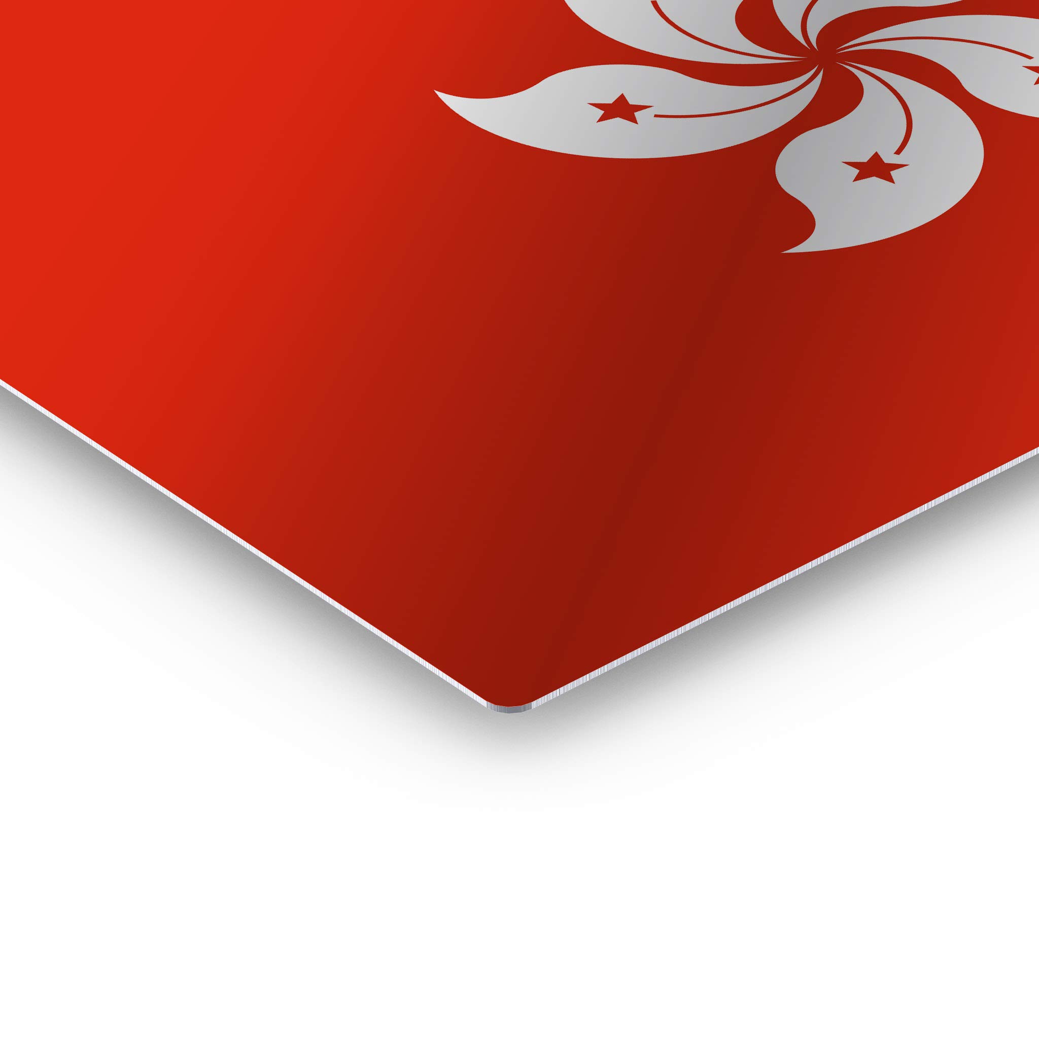 Hong Kong Flag Metal Wall Art - 20x30 Inch Modern Home Decor, Ready to Hang | Perfect for Office, Living Room, Dorm, Bedroom, Kitchen, Man Cave, Sports Club & Bar | Made in USA