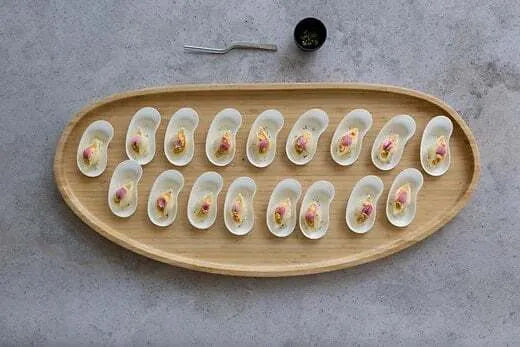 Yayoi Bamboo Tray - Natural Eco-Friendly Serving Tray for Breakfast, Tea, and Snacks - Perfect for Dining, Picnics, and Home Decor