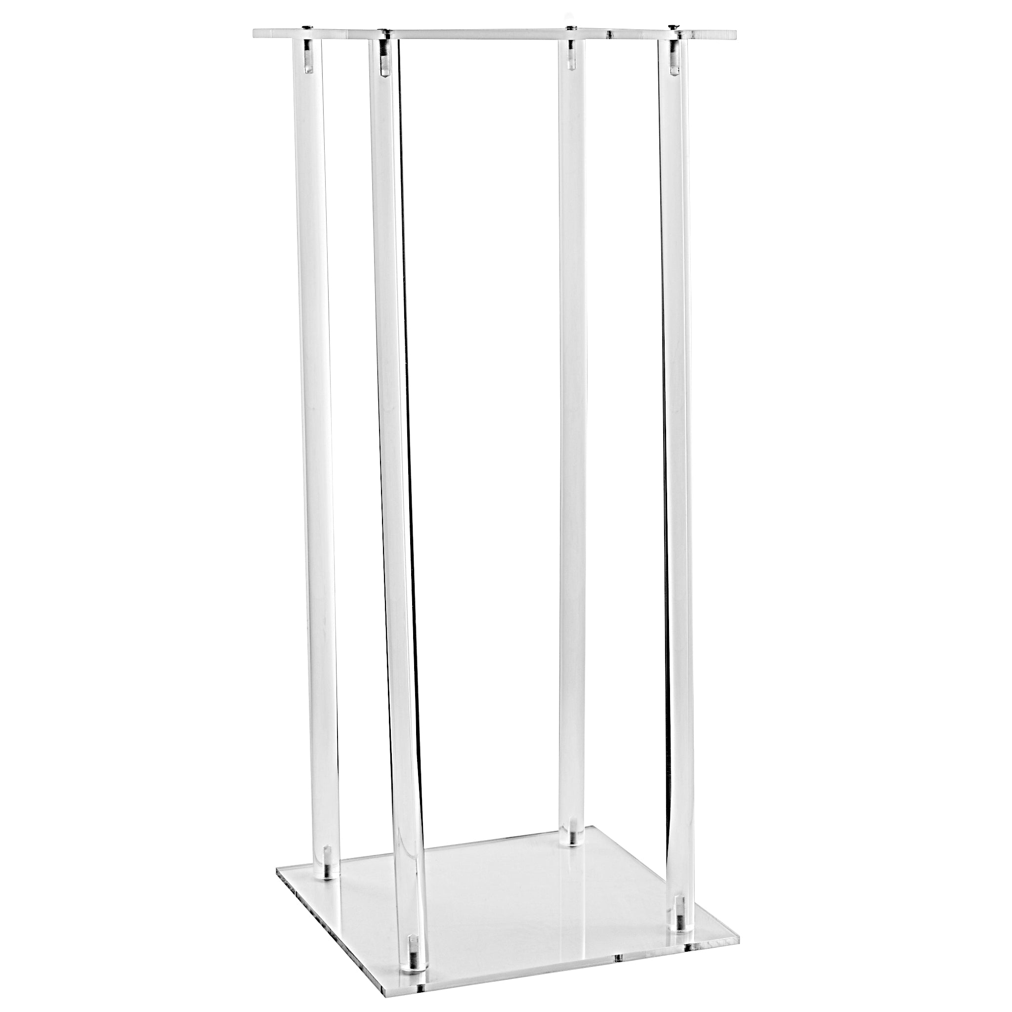 Modern Acrylic Clear Flower Stand Table Centerpiece - 23.5