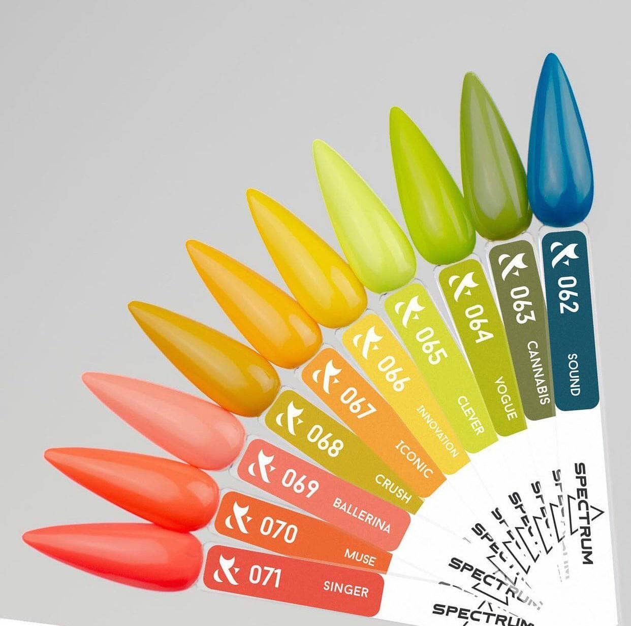 F.O.X Spectrum 066 Neon Nail Polish - 14ml Bottle for Professional Salon & Home Manicure - Vibrant Long-Lasting UV Gel Polish for Nail Art & Special Occasions