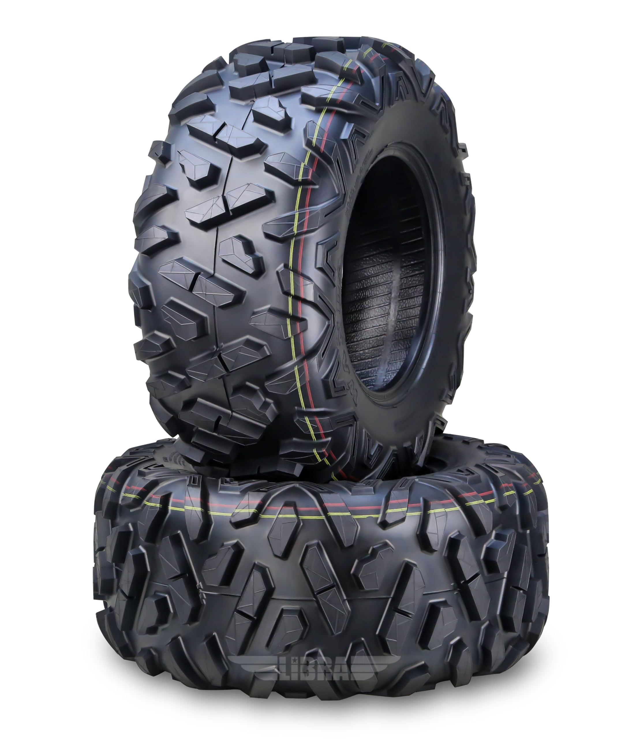 WANDA Set of 2 ATV/UTV Tires 23x11-10 23X11X10 6PR Bighorn Style - All-Terrain Off-Road Tires for Mud, Sand & Trail Riding