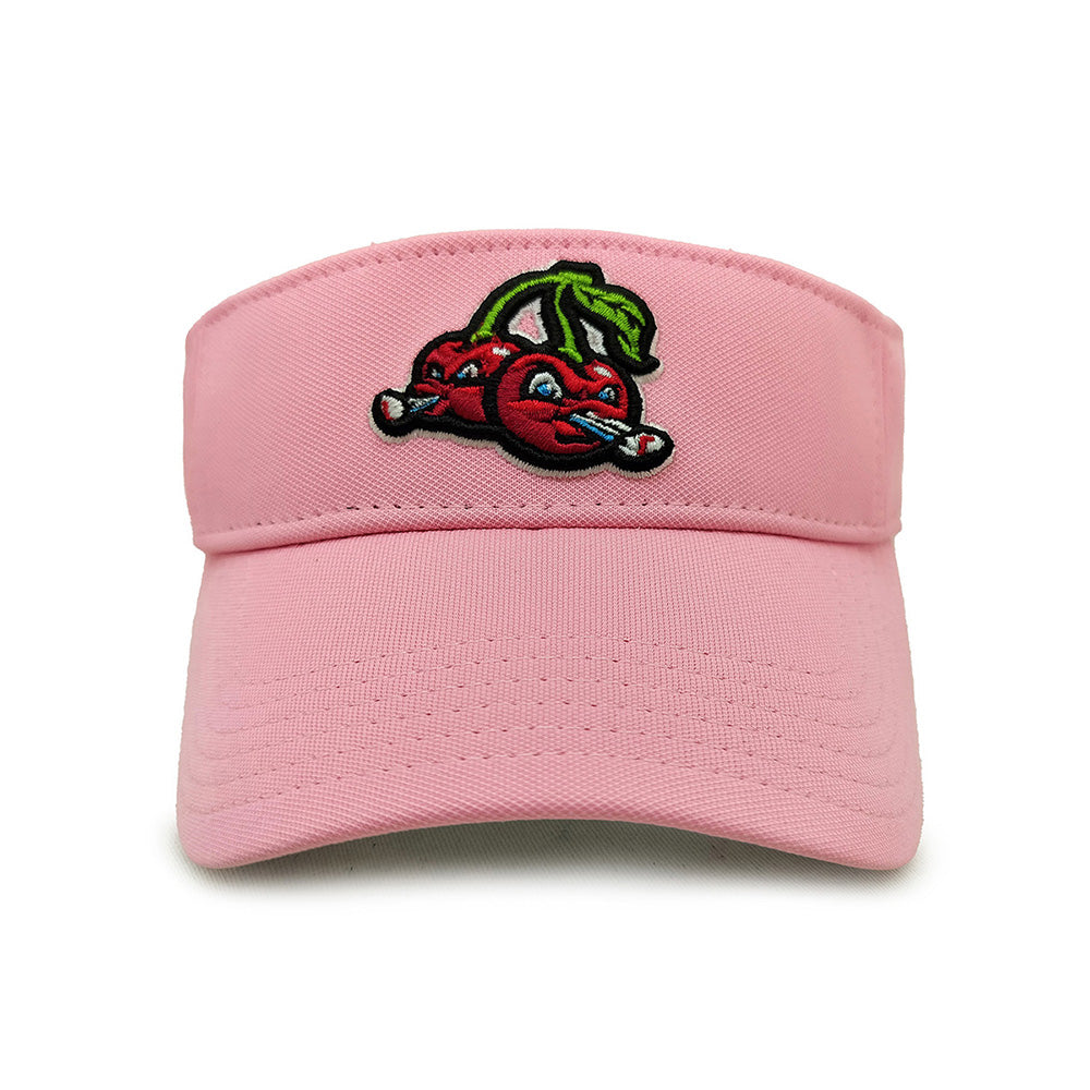 Women's Pink Sun Visor Hat - UV Protection & Adjustable Headband for Golf, Tennis, Running & Outdoor Activities