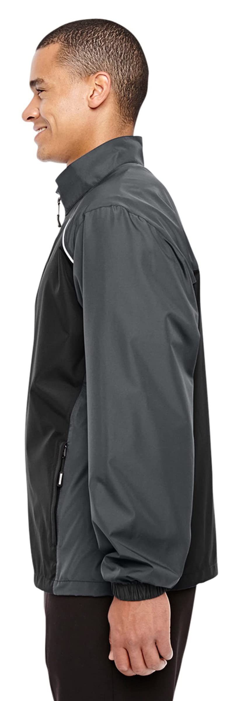JH DESIGN GROUP Men's Dodge Charger Lightweight Nylon Windbreaker Jacket - Water-Resistant Running Hoodie for Outdoor Sports & Casual Wear