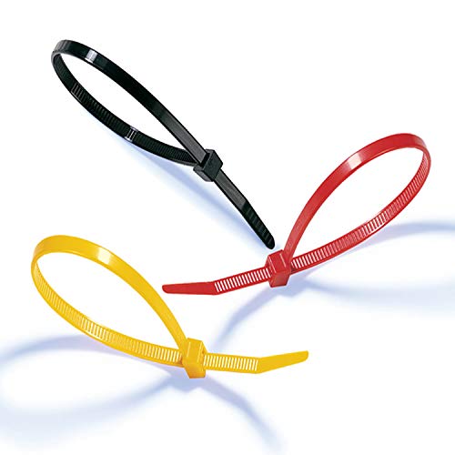 4 Inch Brown Tan Nylon Cable Ties (100 Pack) - 18lb Heavy Duty Strength for Wire Management, DIY Projects & Home Organization