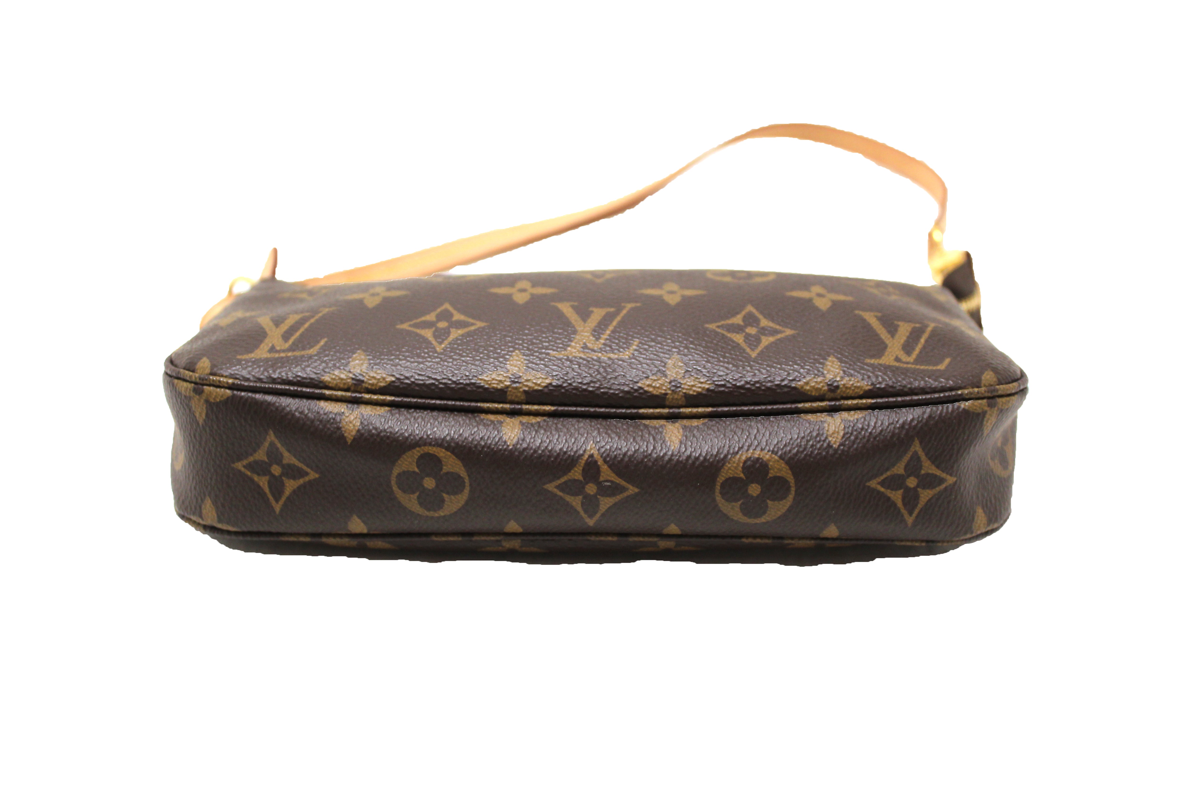 Authentic Louis Vuitton Monogram Pochette Accessories Bag - Luxury Crossbody Purse for Women, Perfect for Date Night & Evening Events