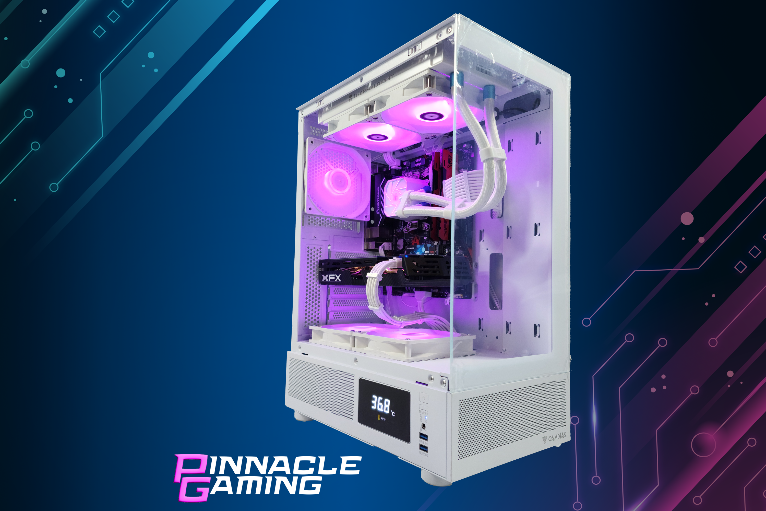 Custom Gaming PC - AMD Ryzen 5, RX 9070 16GB GPU, 1TB SSD, 64GB DDR5 RAM, WiFi & Bluetooth - Ultimate Gaming & Streaming Desktop for Esports & 4K Gaming