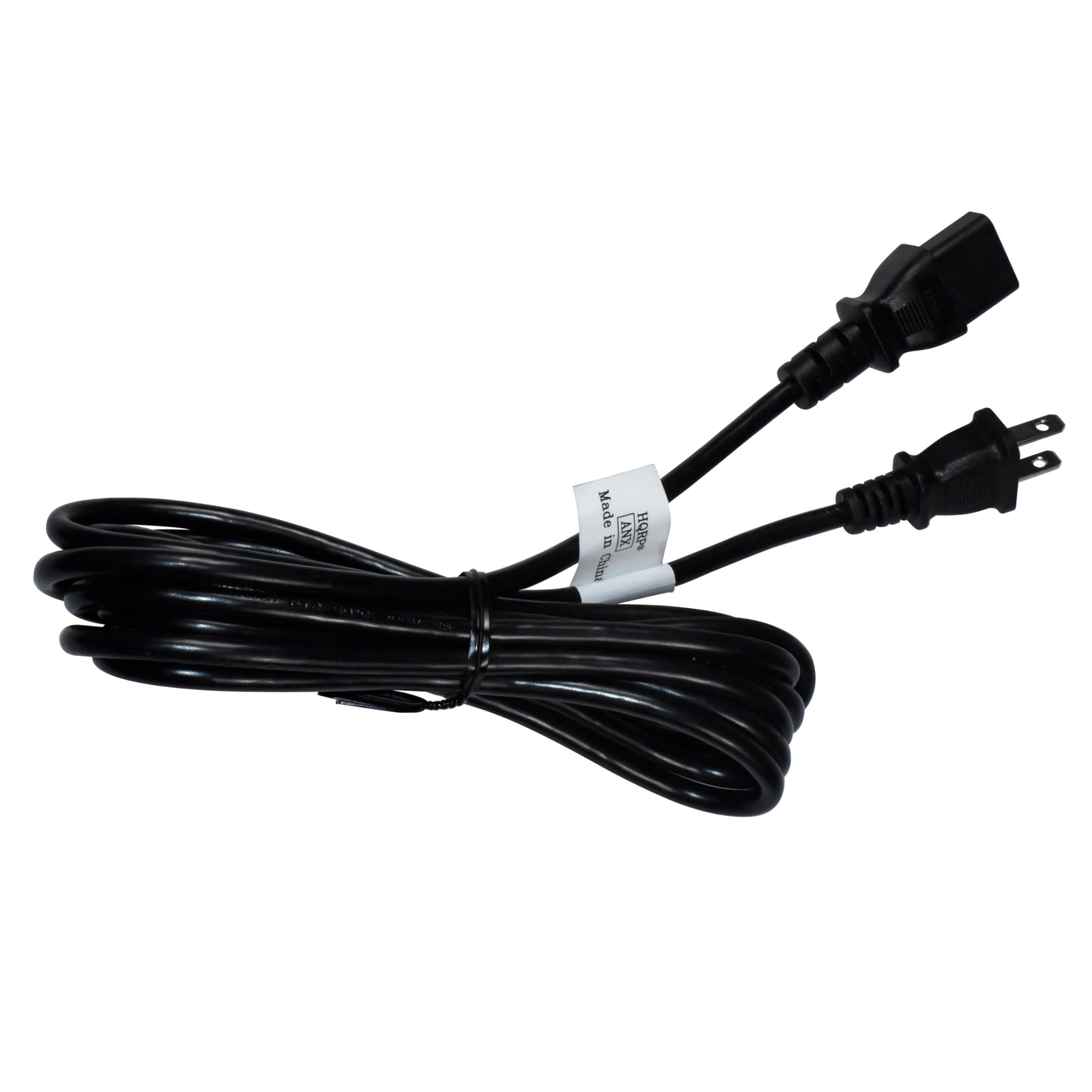 HQRP 10ft AC Power Cord Replacement for Sony STR-DA5000ESU STR-DA5500ES STR-DA5ES Stereo Receiver - UL Listed Power Cable for Home Theater & Audio Systems