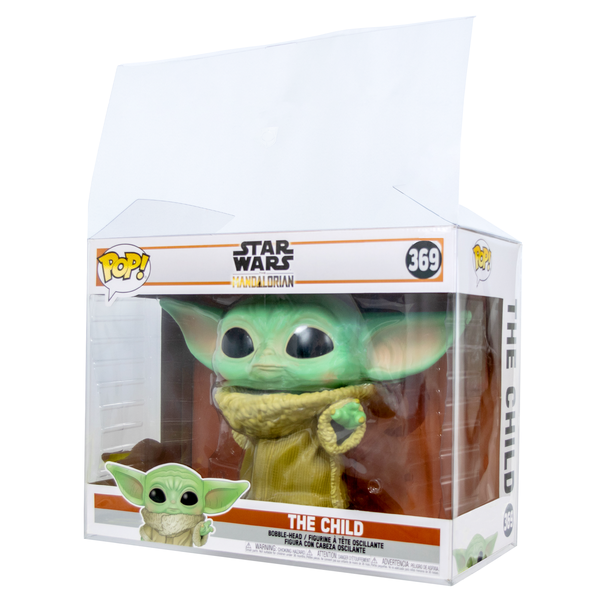 10 Pack Baby Yoda PopShield Protectors for Funko Pop Figures - Protect Your Collectibles from Dust & Damage | Perfect for Display Cases, Shelves & Home Decor