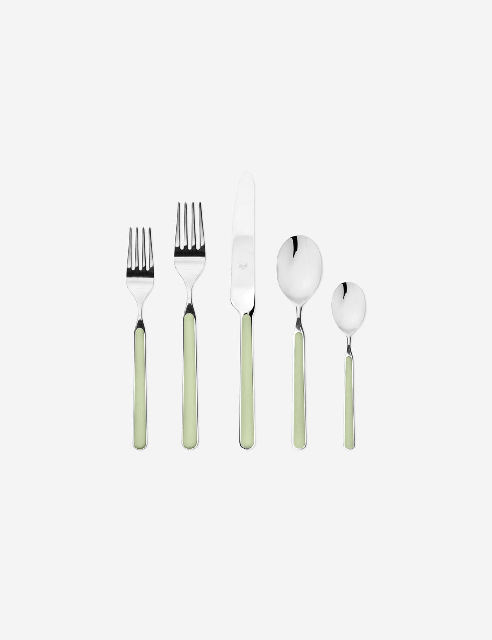 Premium Mepra Fantasia 5-Piece Flatware Set - Stainless Steel Cutlery for Elegant Dining, Wedding Gifts & Dinner Parties