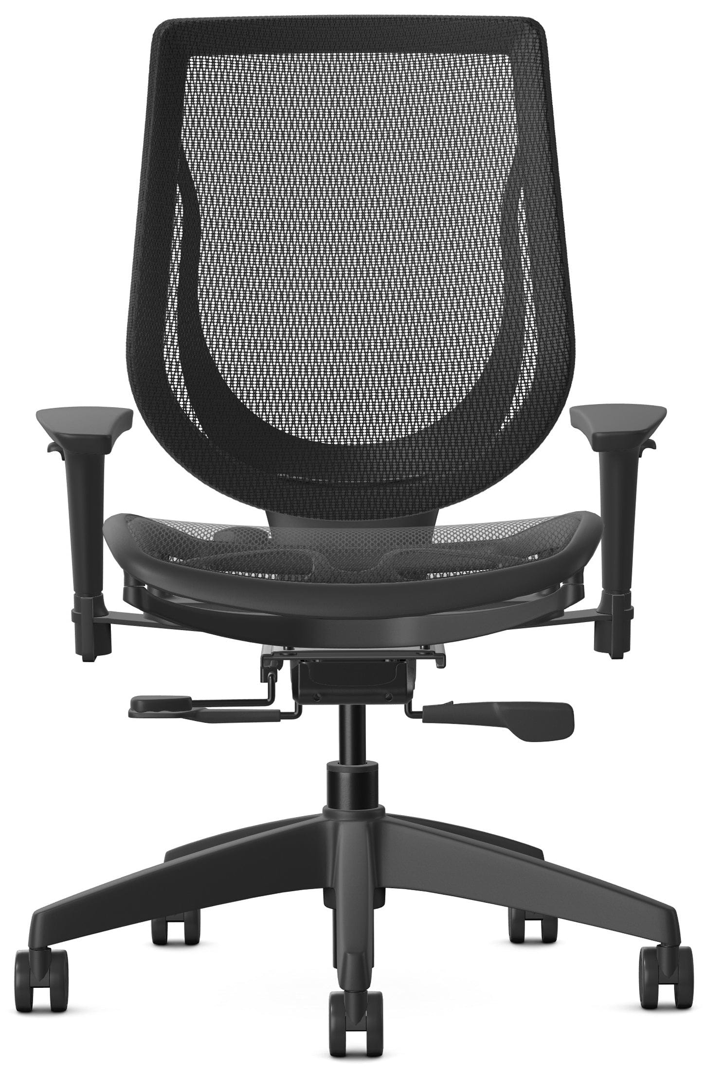 Allseating You Too 24/7 Heavy Duty Mid Back Mesh Office Chair with Lumbar Support [Model 85046] - Ergonomic Desk Chair for Home & Office Workspaces