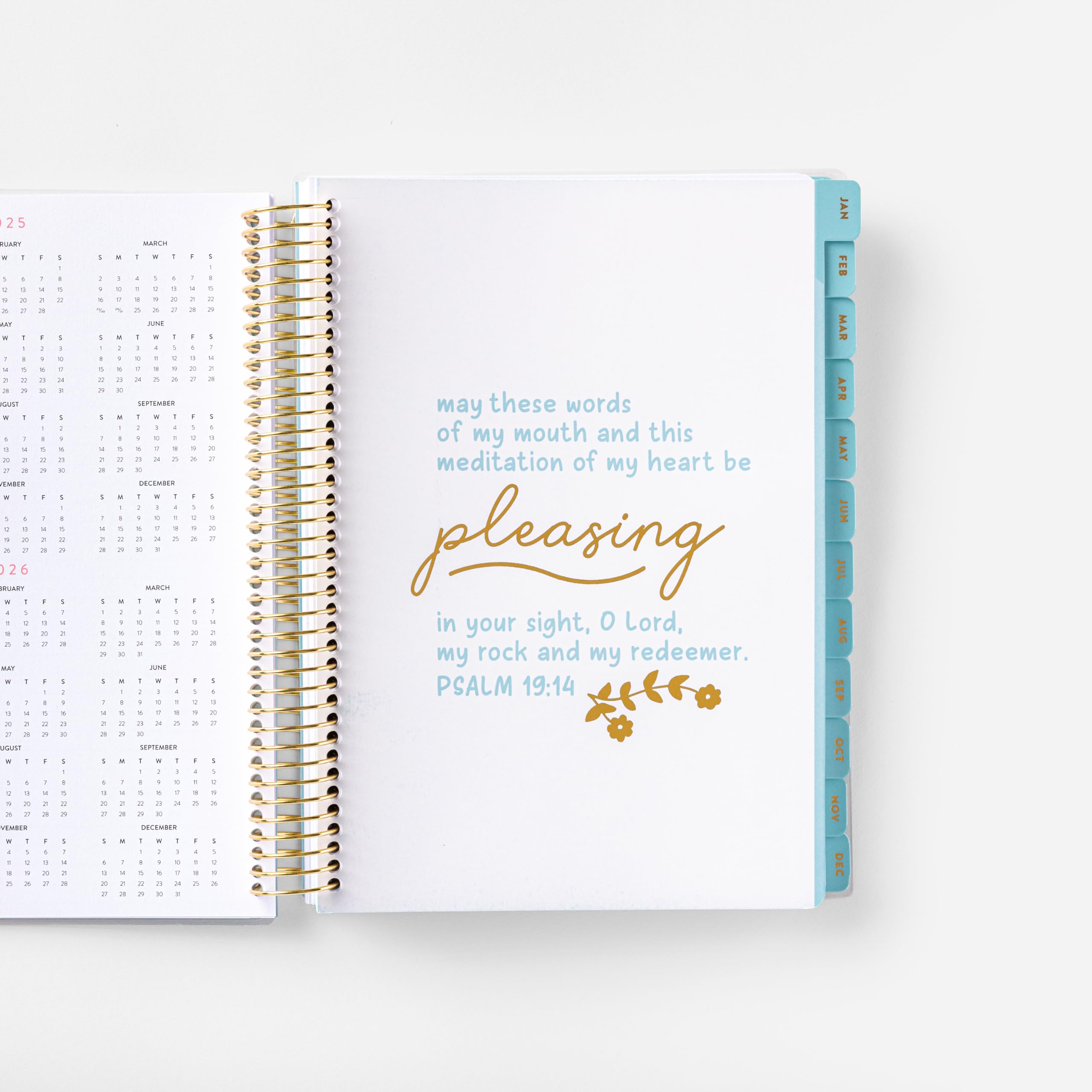 2025 Floral Home Planner with Stickers - Daily Checklist, Monthly Budget Worksheet & Calendar Layout - Vacation Planner for Work from Home - Coil Bound with Durable Poly Cover - Perfect for Remote Work, Family Organization & Travel Planning