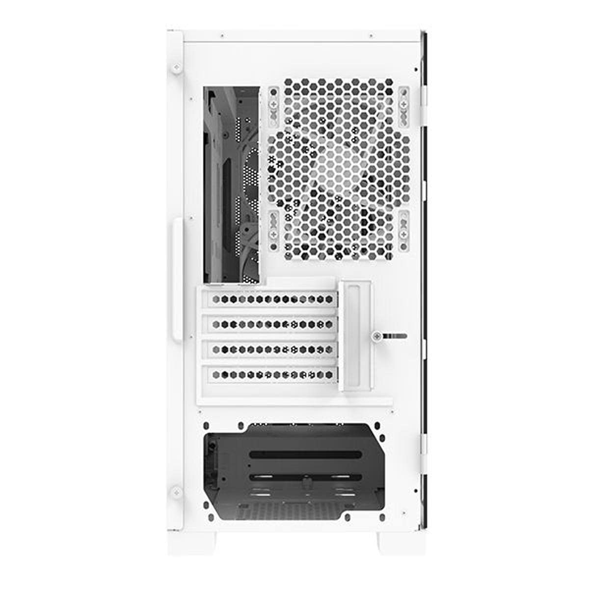 Montech Air 100 ARGB Mini-Tower PC Case - White Tempered Glass Mid Tower Computer Case for Gaming & Workstation Builds