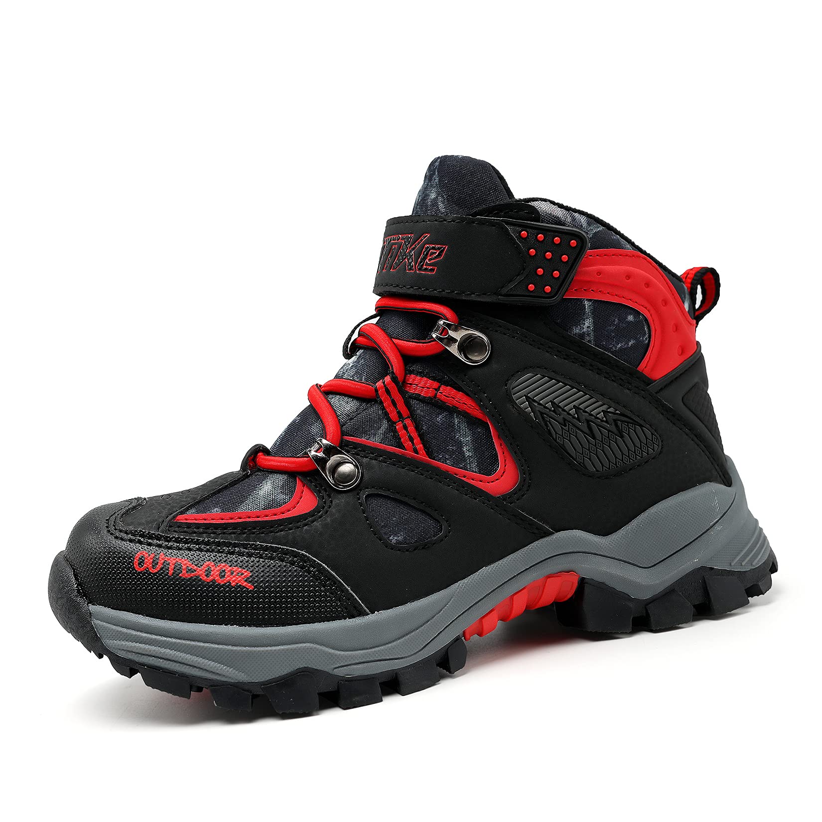 **Kids' Hiking Boots for Boys & Girls - Waterproof Winter Snow Boots with Anti-Slip Sole, Steel Buckle & Comfortable Design for Outdoor Adventures, Trekking & Snow Play**