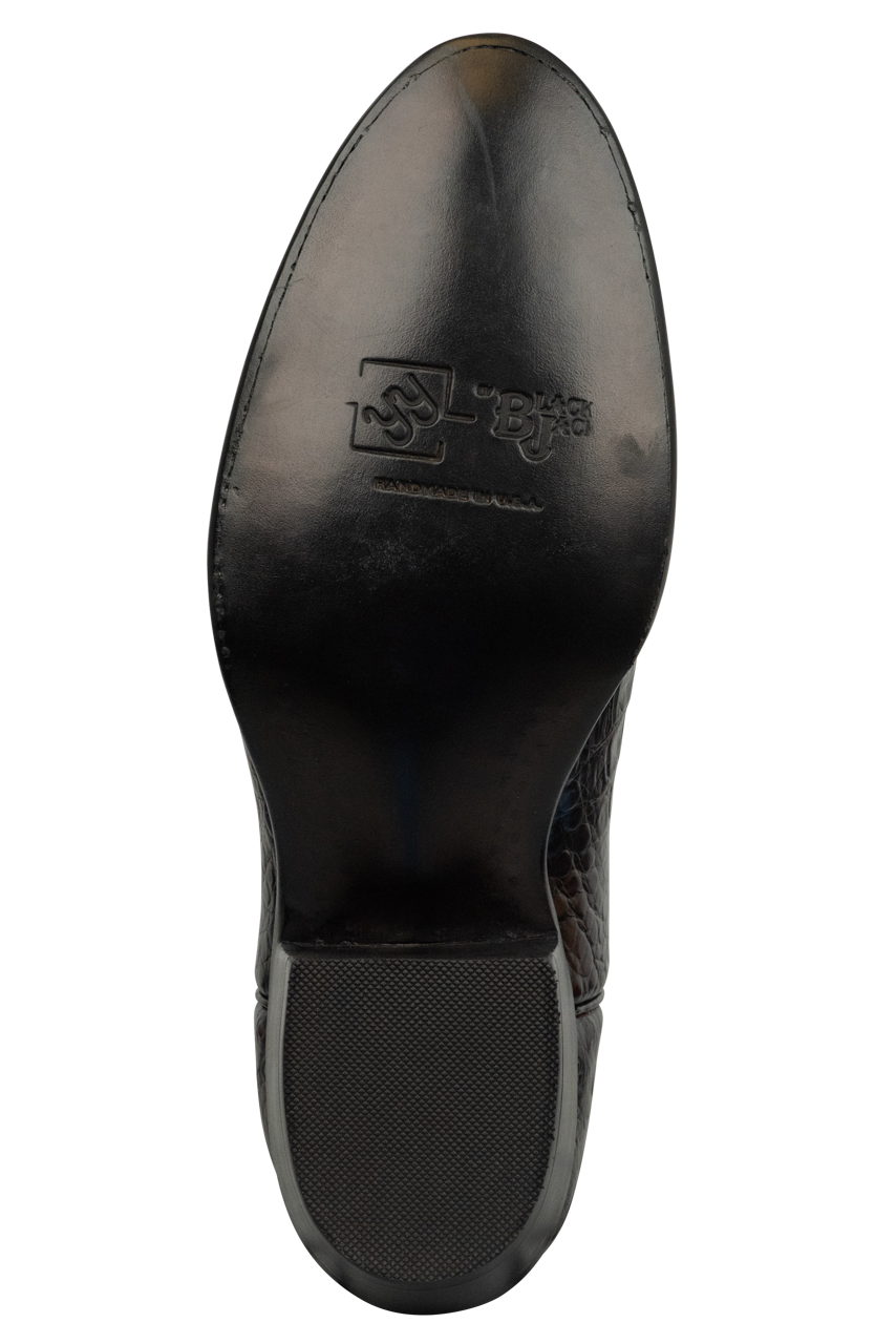 Premium Black Jack Caiman Belly Cowboy Boots in Black Cherry - Handcrafted Exotic Leather Western Boots for Men | Perfect for Rodeo, Country Dancing & Western Fashion