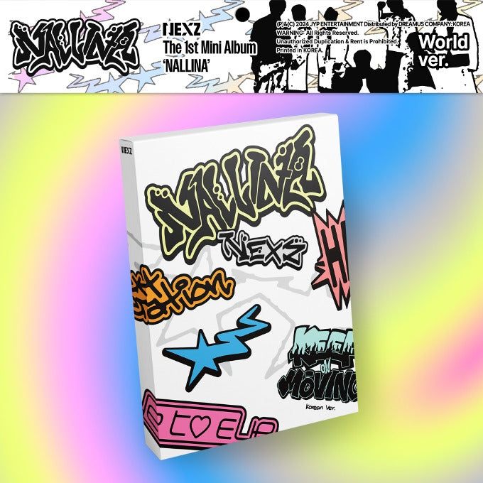 NEXZ 1ST MINI ALBUM 'NALLINA' (LIMITED EDITION) - K-Pop Collectible CD for Fans, Perfect for Gifts & Music Collections