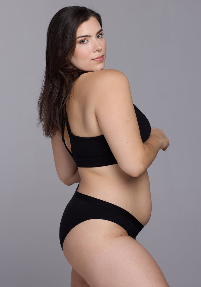 Roxie Bikini Underwear for Women - Sexy Black Cotton Panties - Perfect for Beach, Pool & Summer Vacations