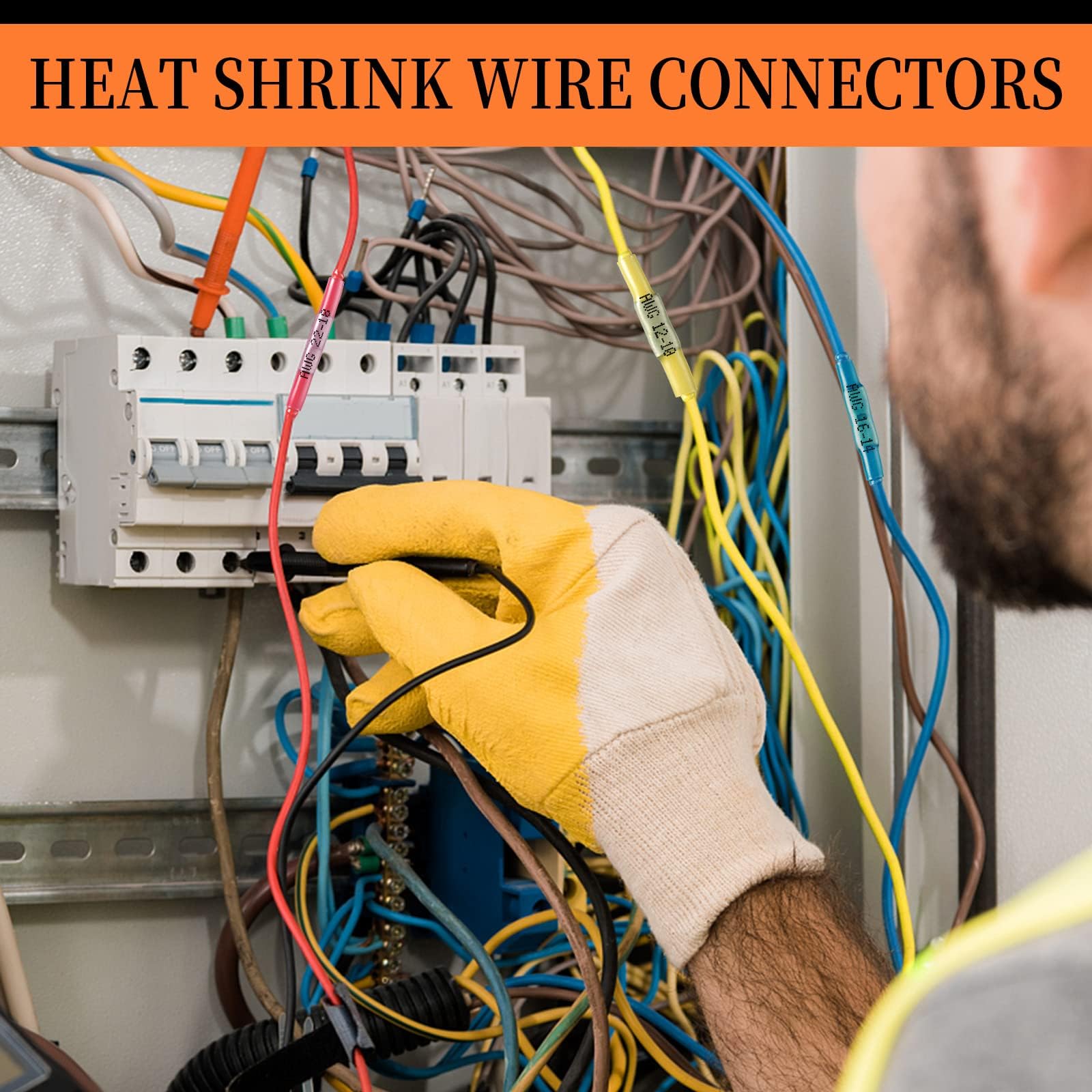260PCS Heat Shrink Butt Connectors Kit - Waterproof Electrical Terminals for 26-8 AWG Wires | Includes Camtek 100PCS Solder Seal & 160PSC Crimp Connectors | Ideal for Automotive, Marine & Home Electrical Repairs