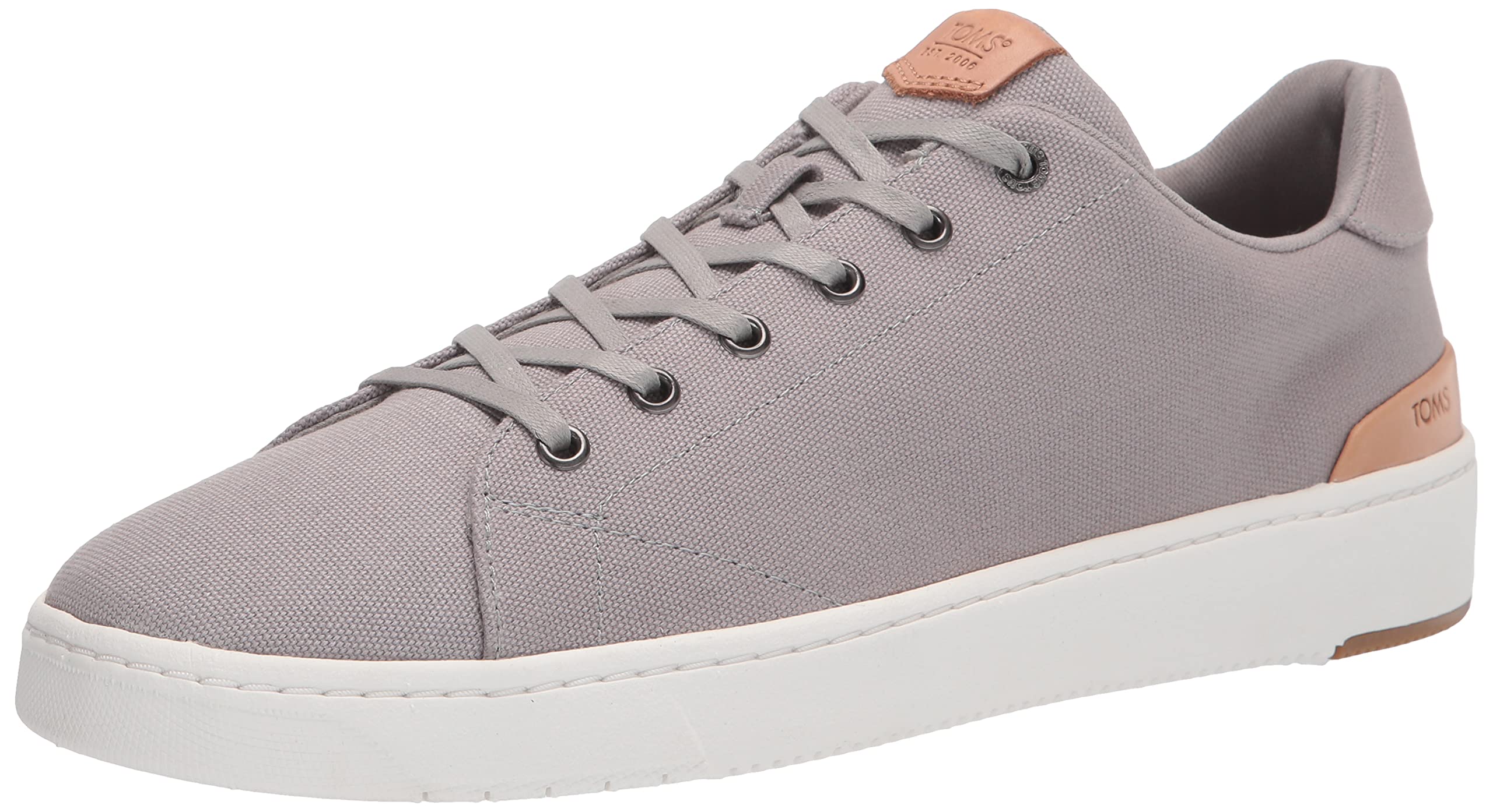 TOMS Men's Travel Lite Low Lace-Up Sneakers - Lightweight Casual Walking Shoes for Men in Black | Perfect for Travel, Work & Everyday Comfort