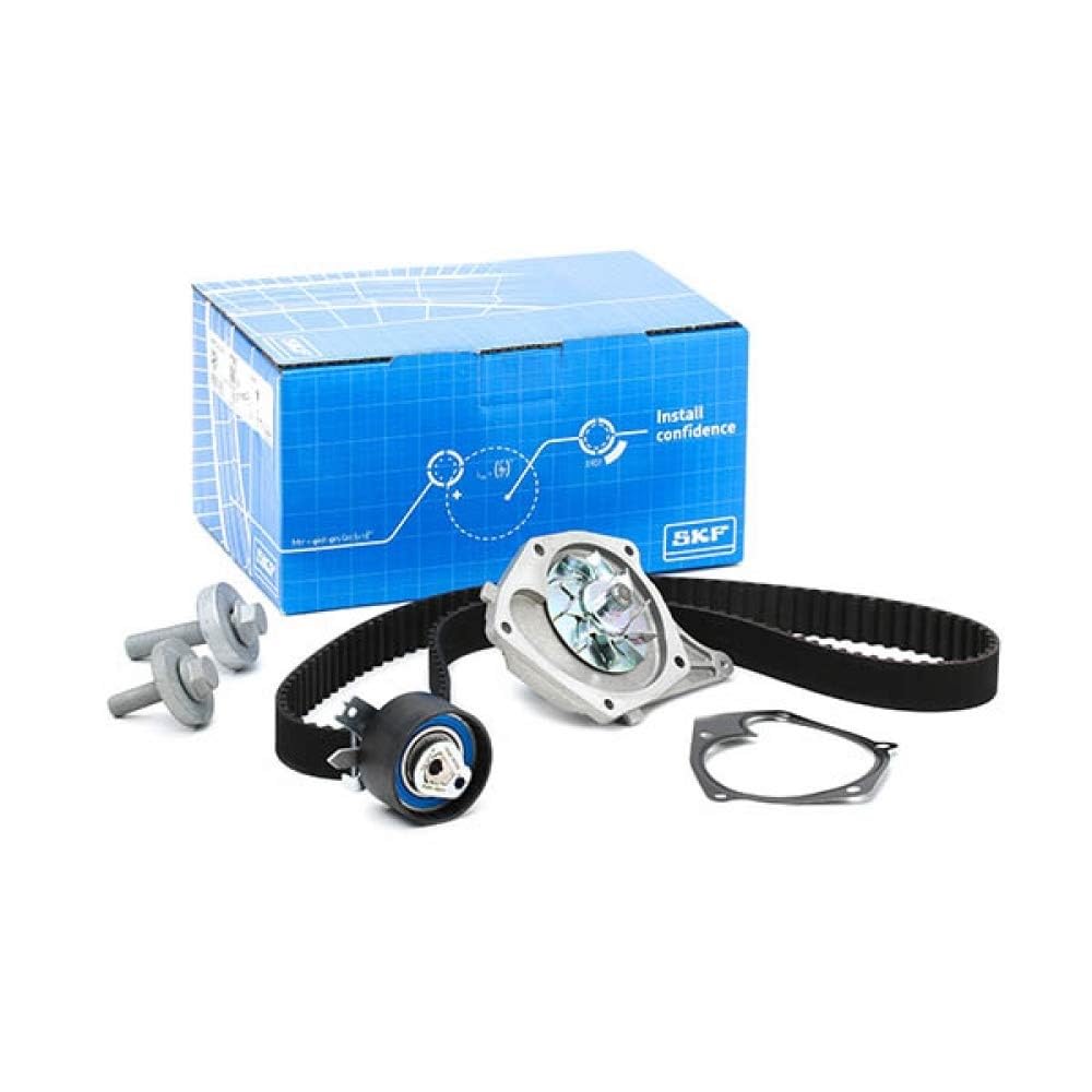 SKF VKMC 06134-1 Timing Belt & Water Pump Kit - Complete Replacement Kit for Smooth Engine Performance | Perfect for Ford, Chevy, Dodge & More | DIY Auto Repair & Maintenance Solution