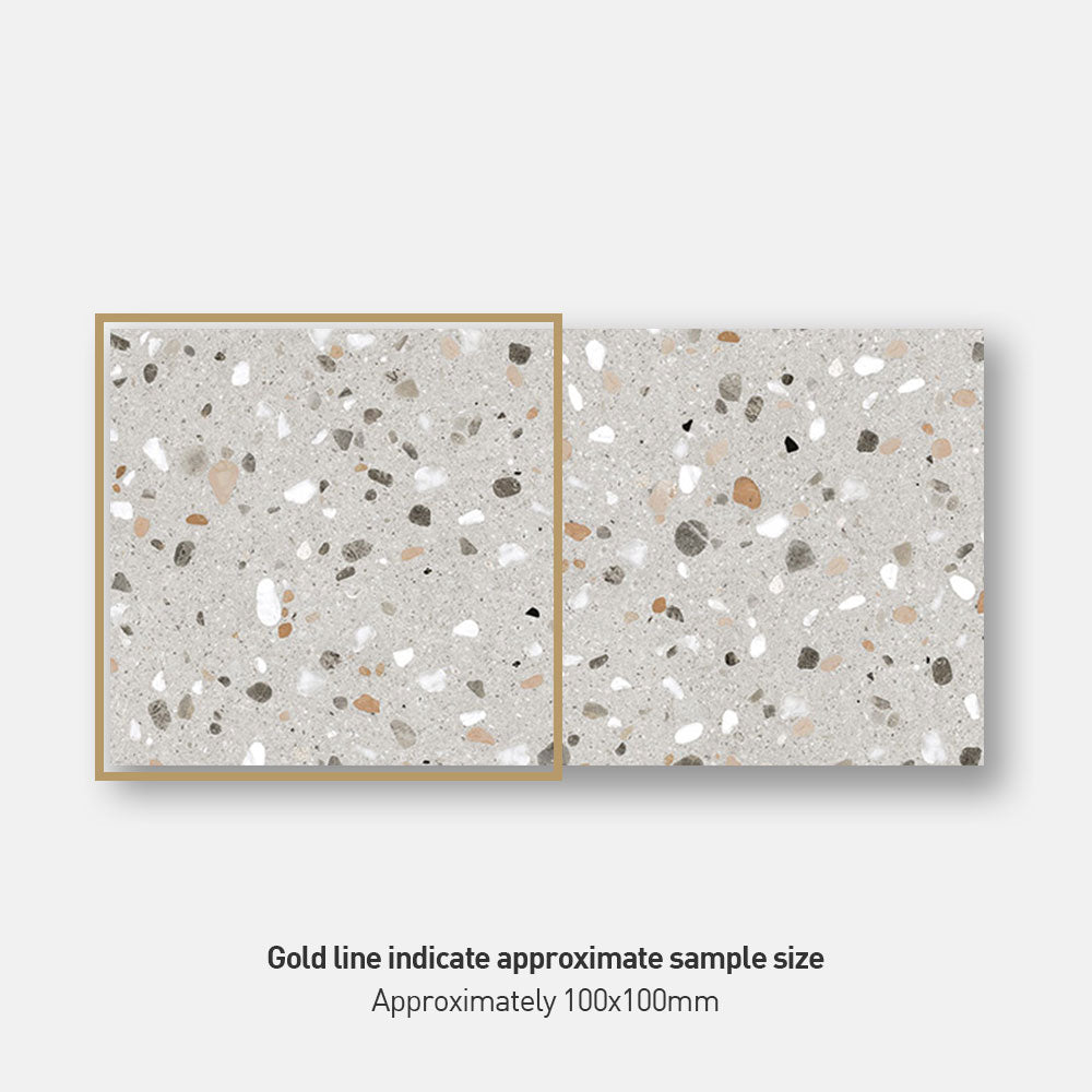 Roma Avenue 300x600mm Matte Terrazzo Porcelain Tile - Premium Flooring for Kitchen, Bathroom & Living Room