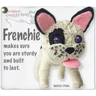 Stylish Frenchie Bulldog Keychain - Cute French Bulldog Keyring for Dog Lovers - Perfect for Keys, Bags & Gifts